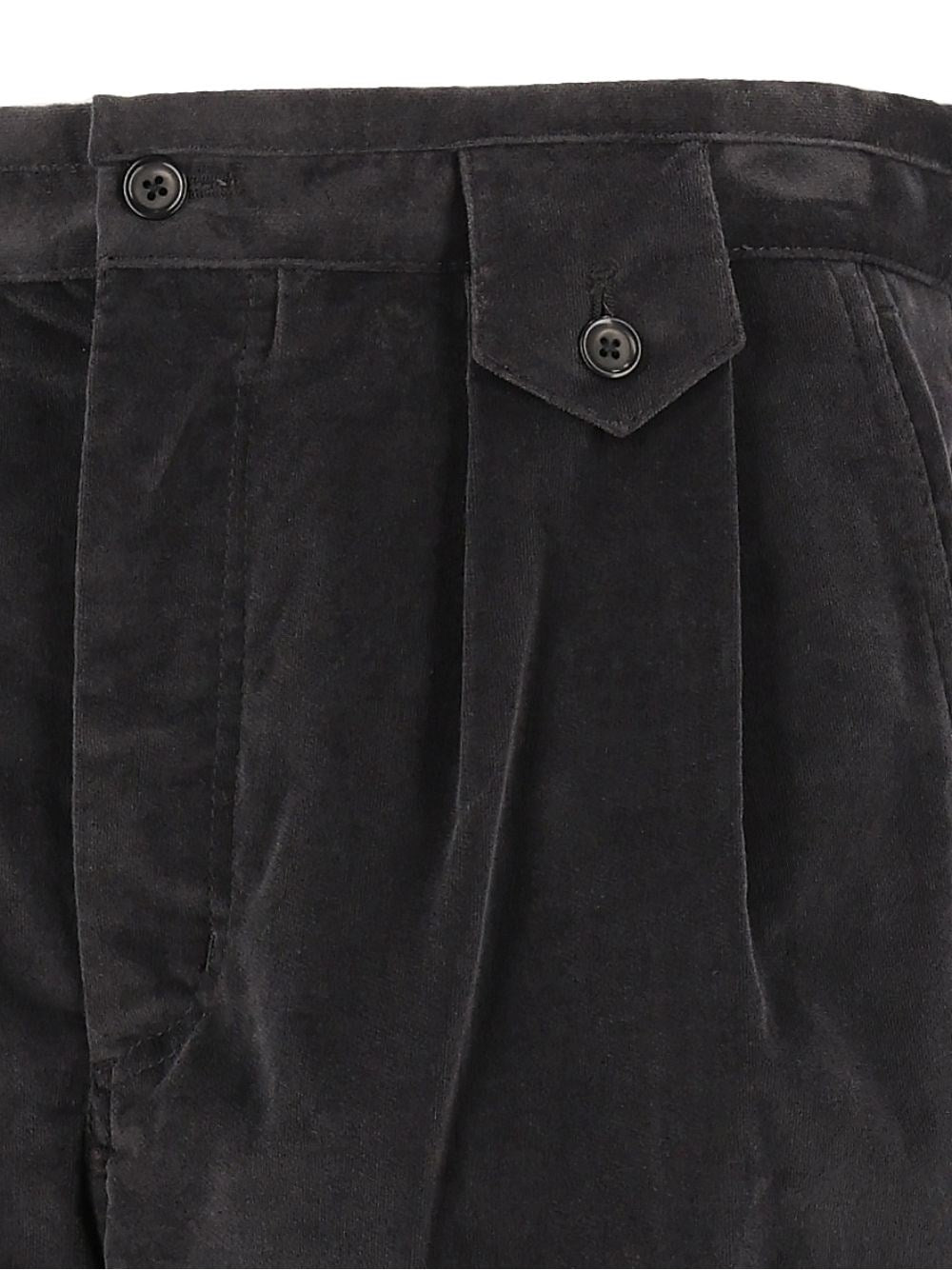 Dolce & Gabbana Men Velvet Trousers DOLCE & GABBANA