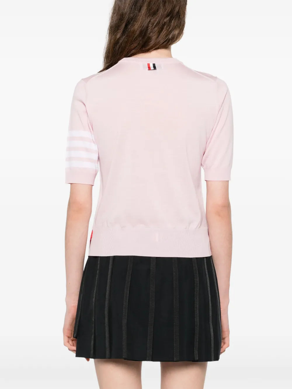 Thom Browne Women Tank Top With Striped Detail THOM BROWNE
