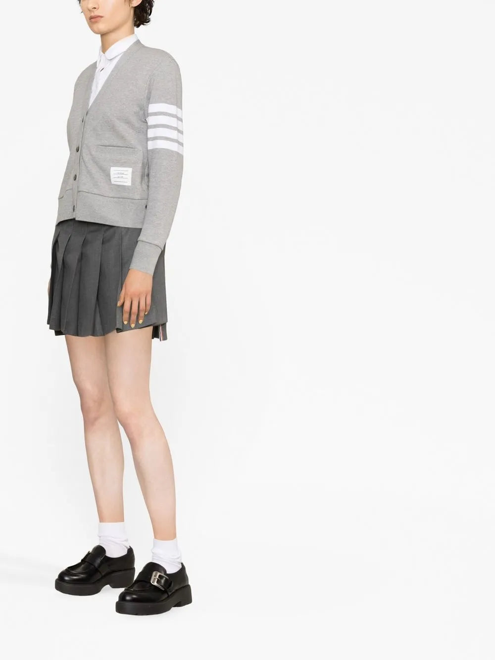 Thom Browne Women Striped Cardigan THOM BROWNE