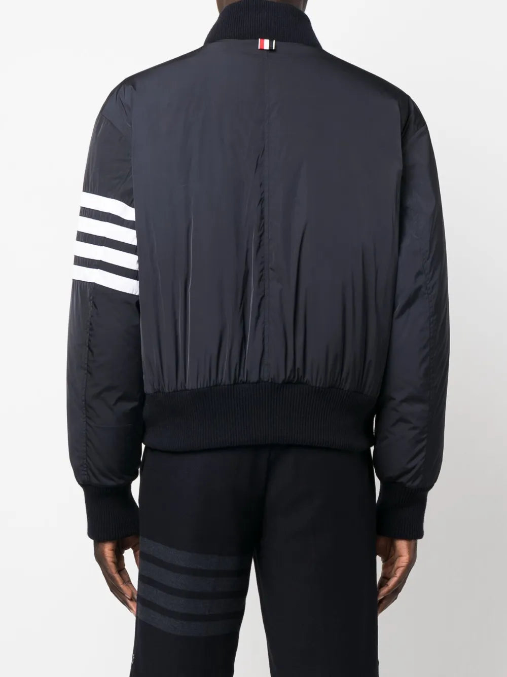 Thom Browne Men Bomber Jacket With 4-Stripe Detail THOM BROWNE