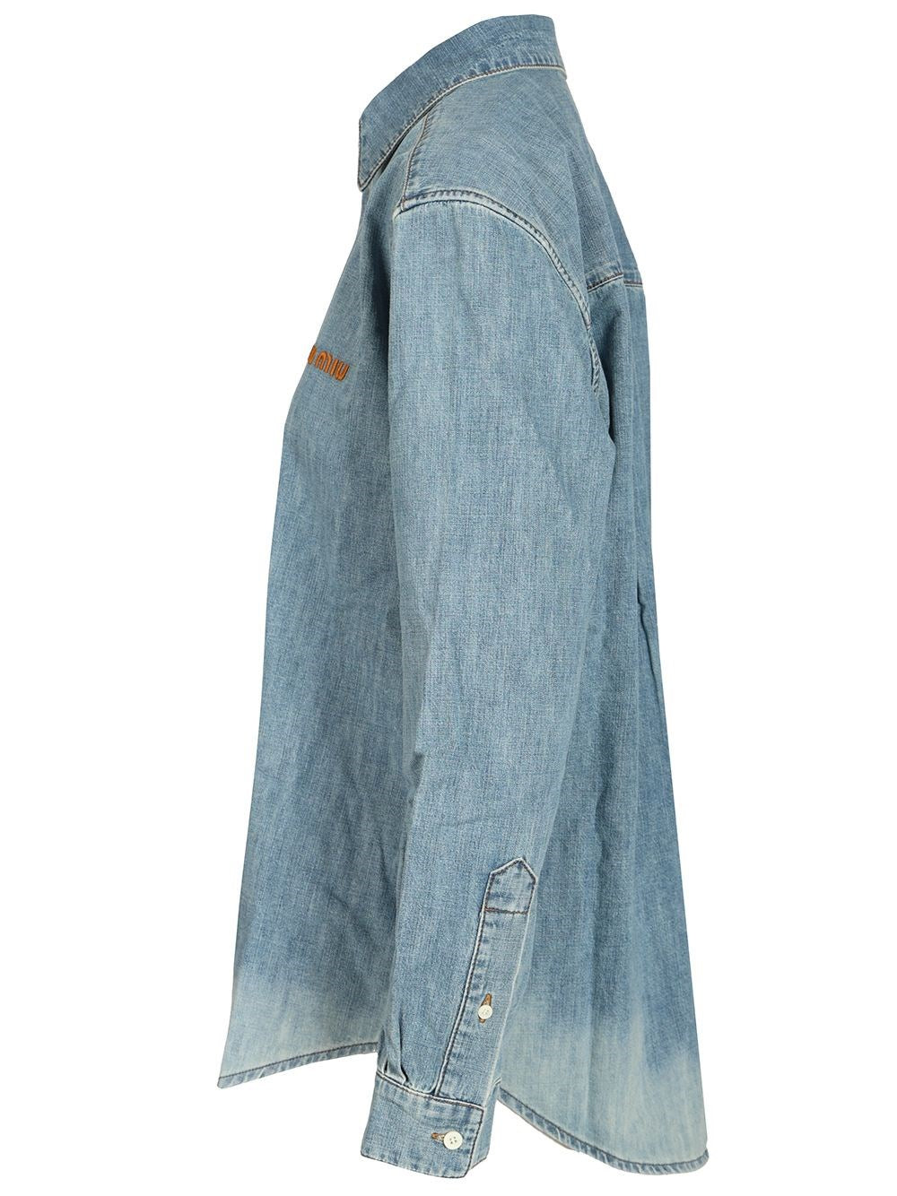 Miu Miu Women Chambray Shirt MIU MIU