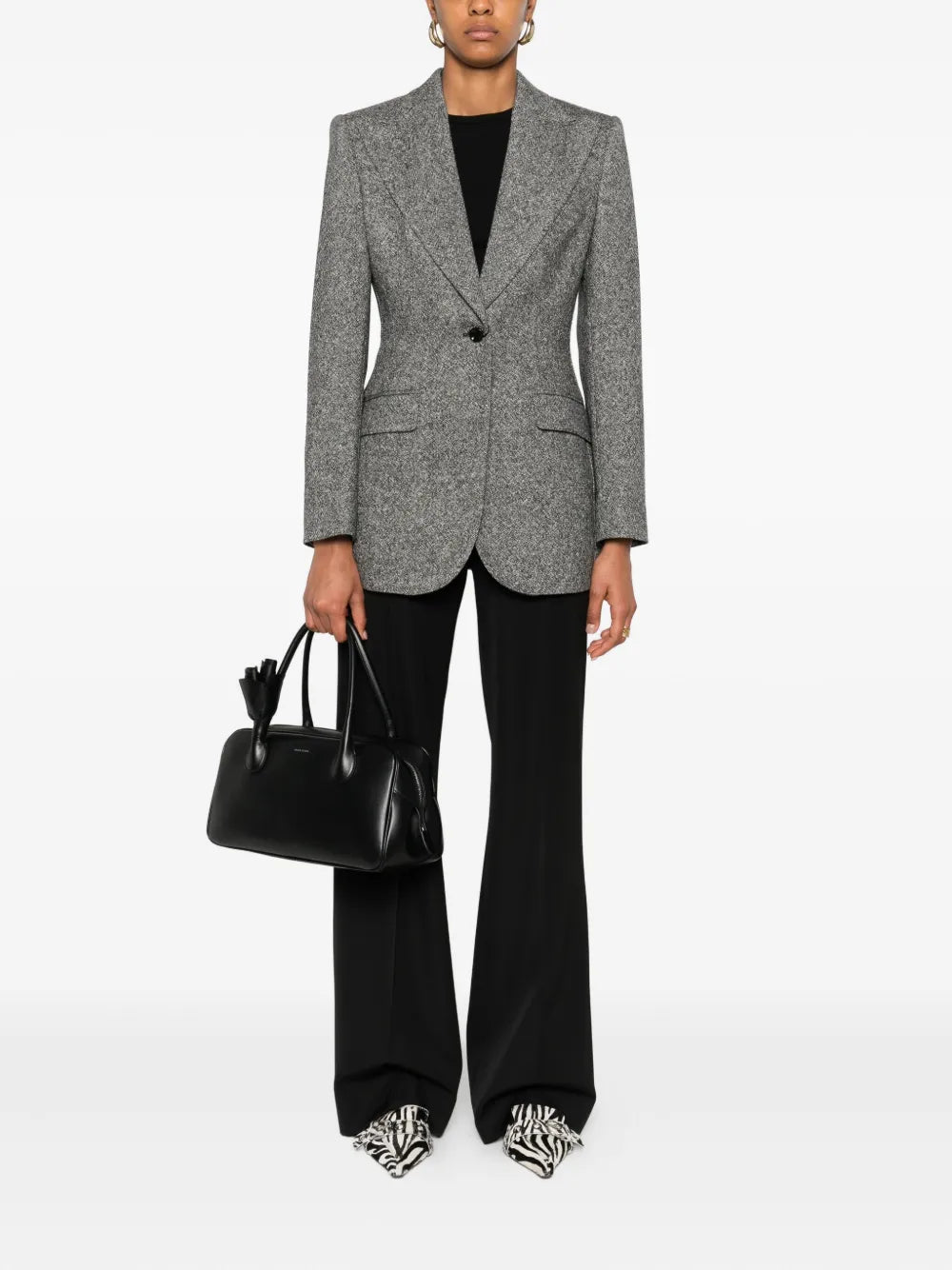Dolce & Gabbana Women Straight-Leg Trousers With Elastic Waist