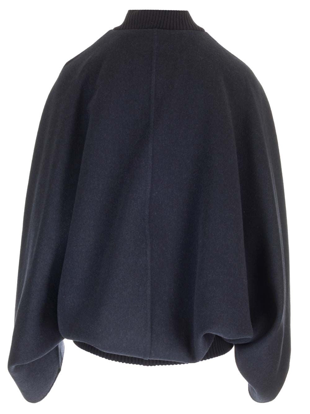 Max Mara Women Navy Blue Cashmere Short Coat MAX MARA