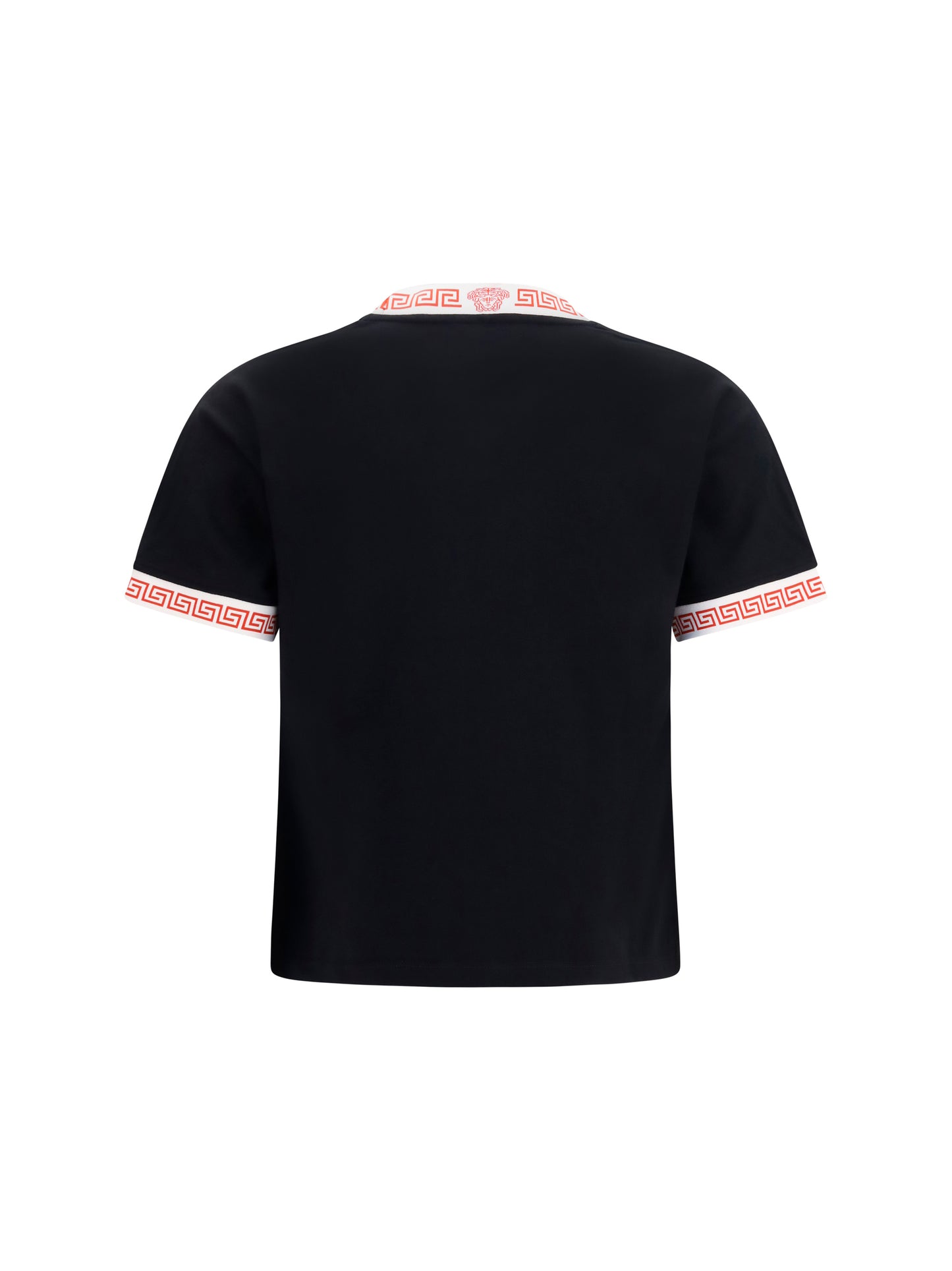 Versace Women T-Shirt With Greca Details VERSACE