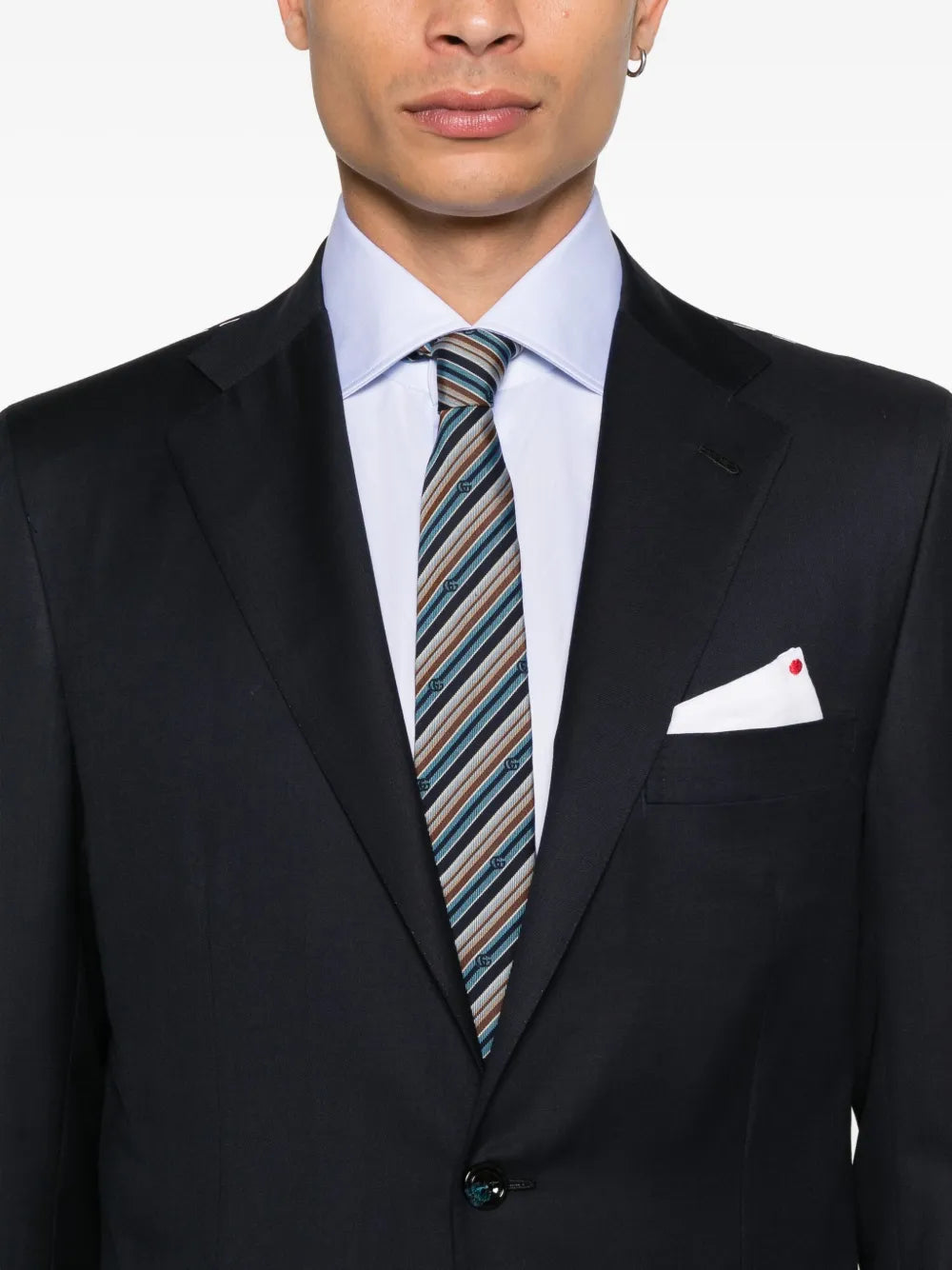 Kiton Men Single-Breasted Suit KITON