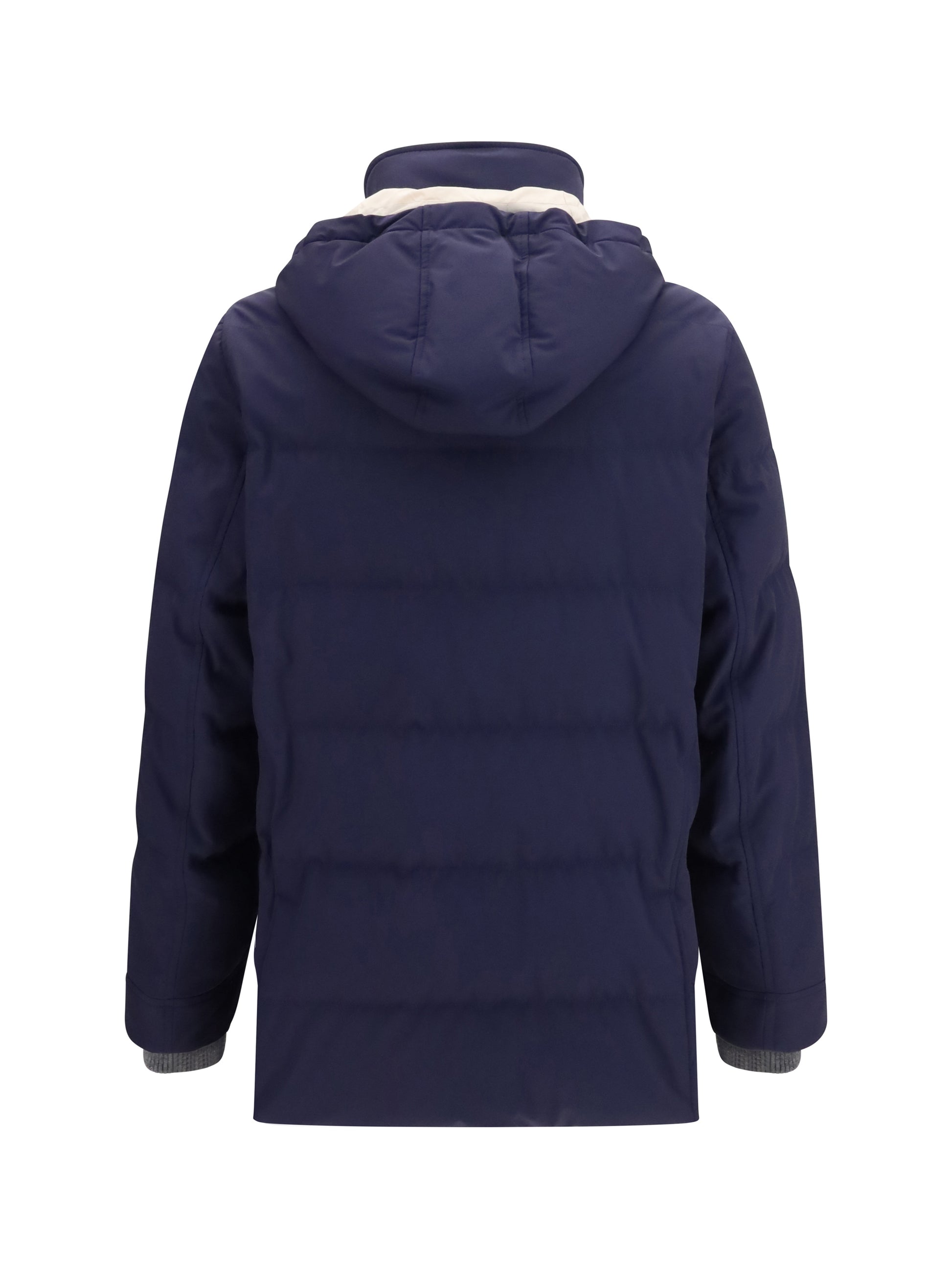 Brunello Cucinelli Men Nylon Hooded Jacket BRUNELLO CUCINELLI