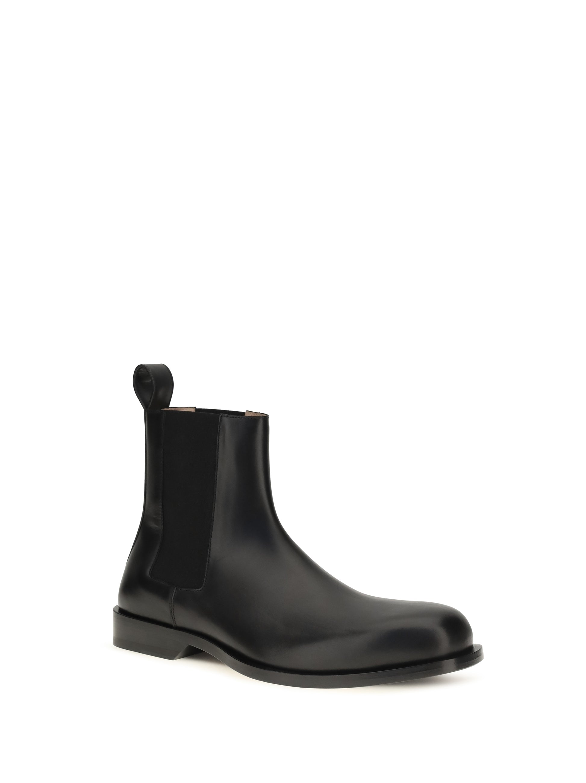 Loewe Men Bobine Chelsea Ankle Boots In Polished Calfskin LOEWE