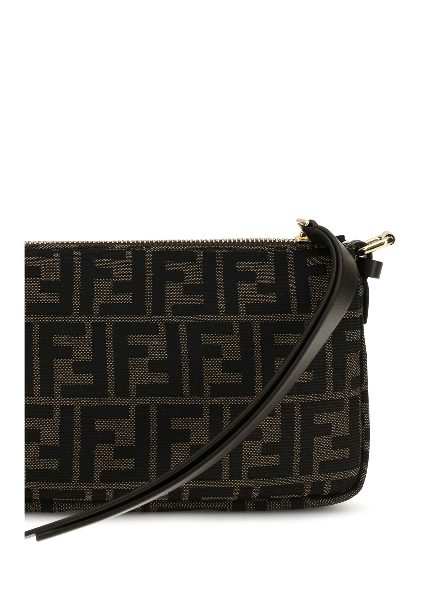 Fendi Women All-Over Monogram Jacquard Shoulder Bag FENDI