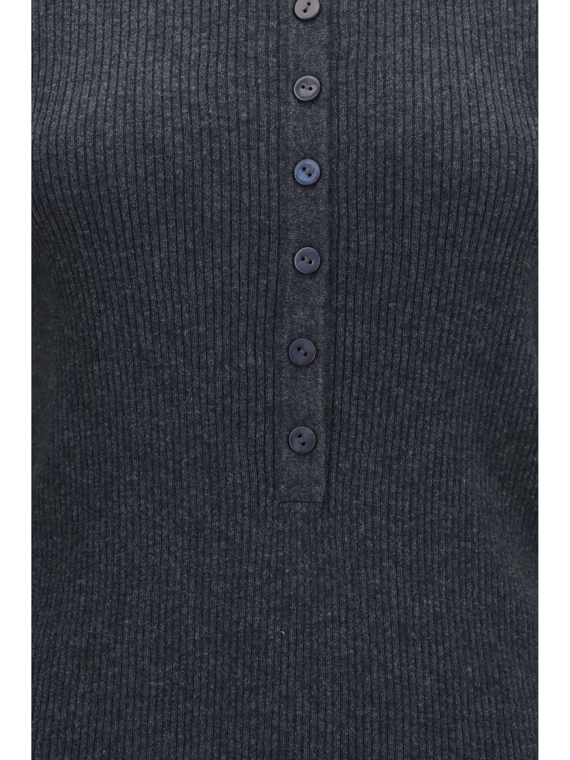 Lisa Yang Women Airi Henley Sweater In Cotton And Cashmere LISA YANG