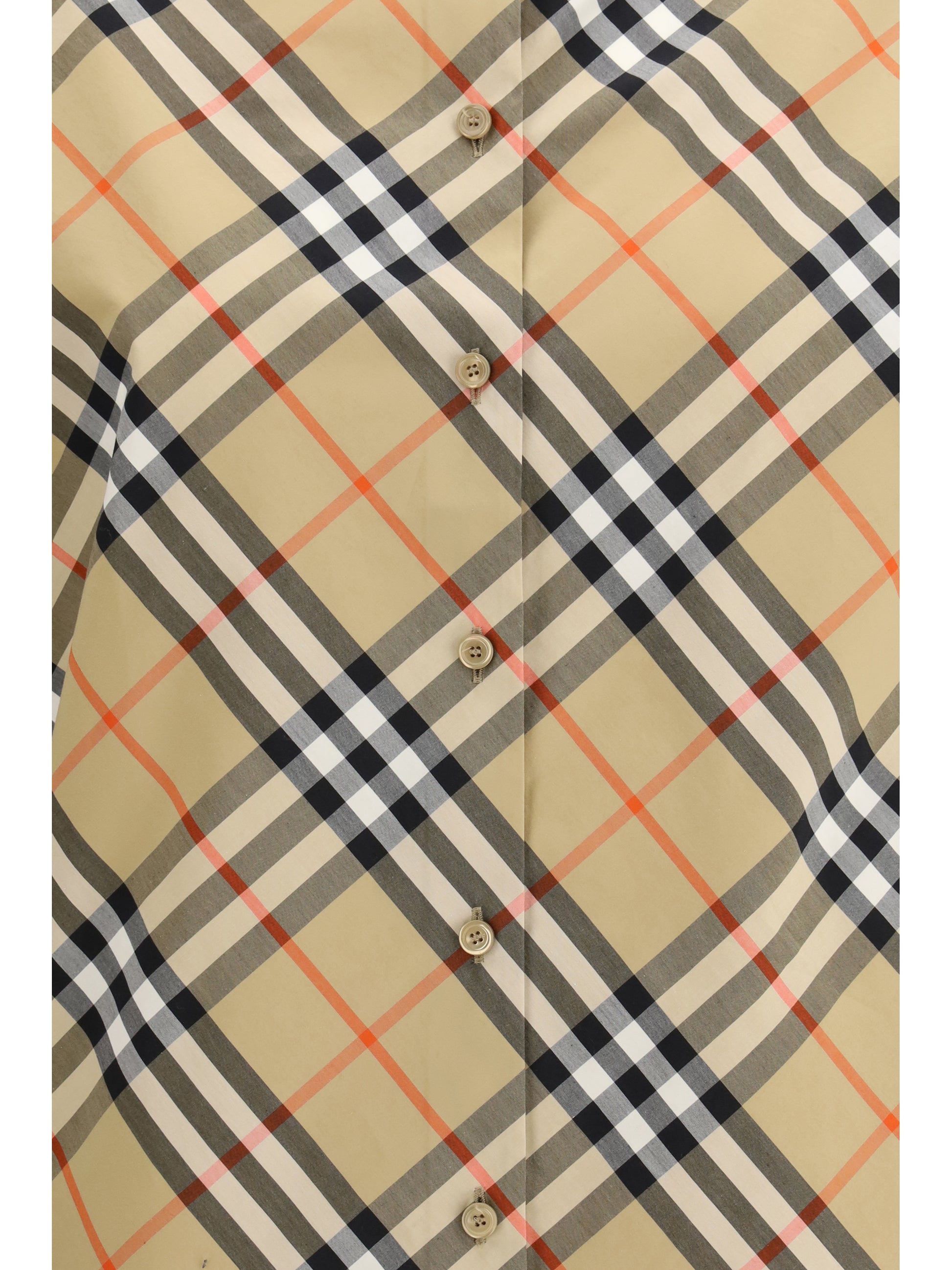Burberry Women Slim Fit Cotton Check Shirt BURBERRY