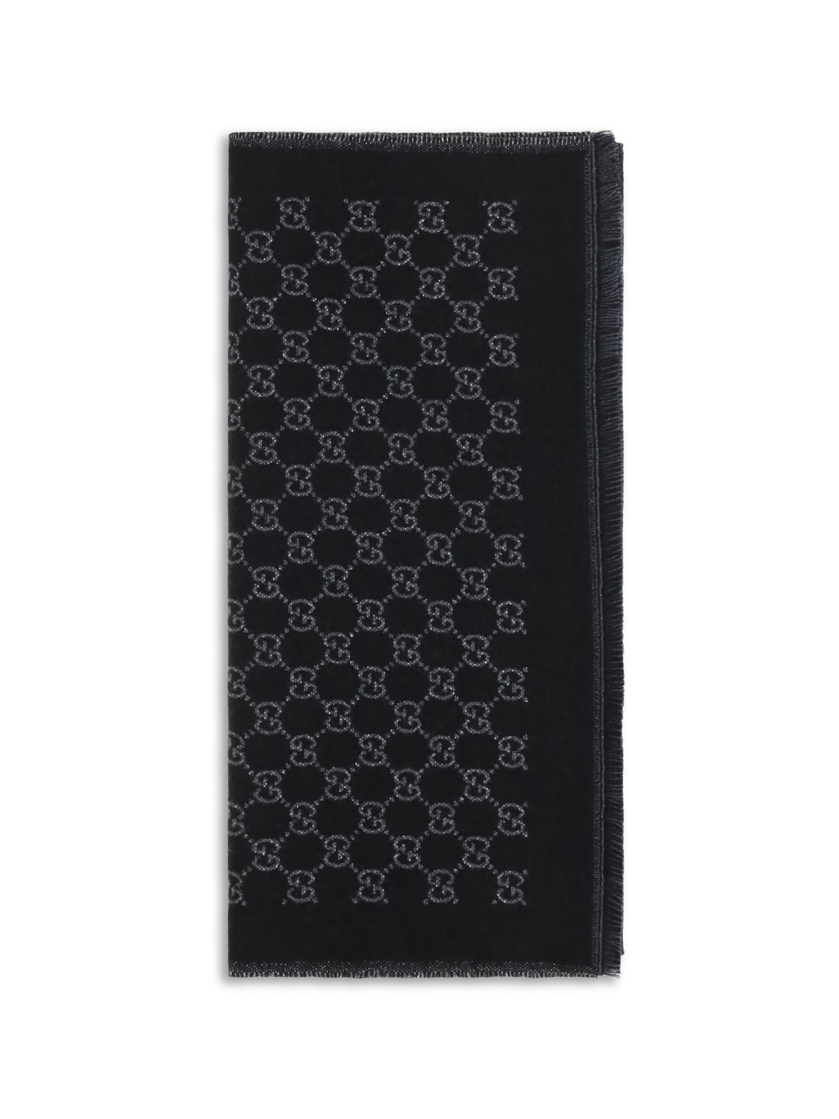 Gucci Women Miss Stenny Gg Monogram Wool Scarf GUCCI