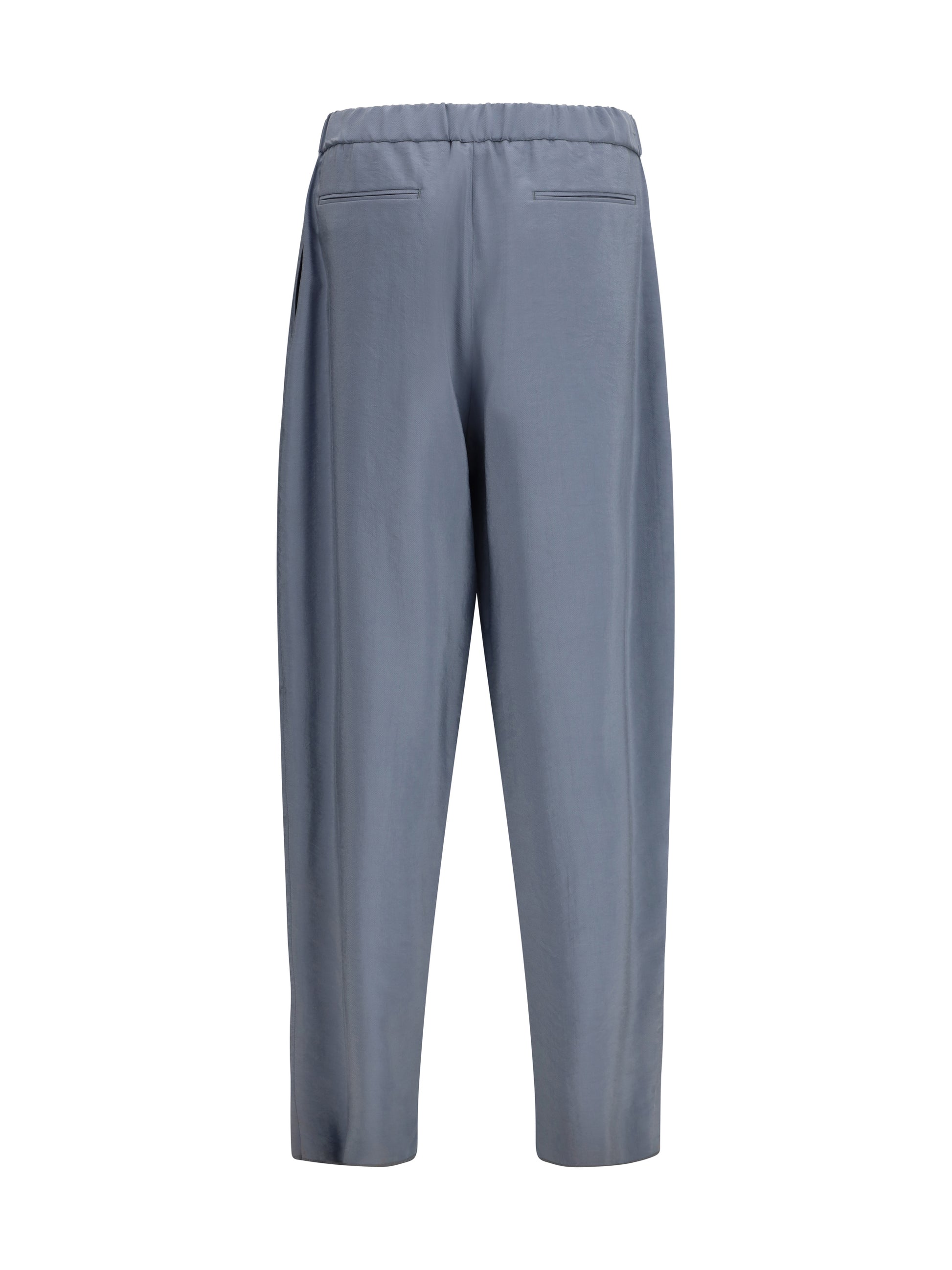 Giorgio Armani Men Wide-Leg Silk Blend Pants GIORGIO ARMANI