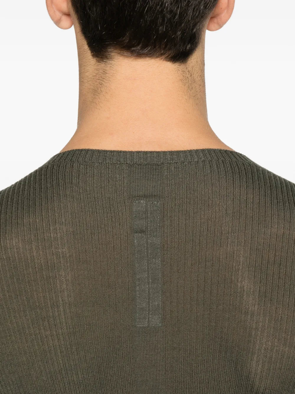 Rick Owens Men Ribbed Wool Sweater RICK OWENS