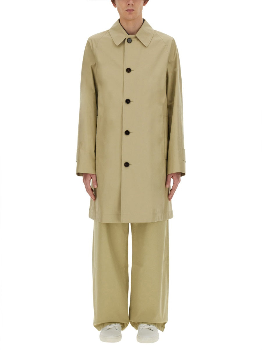 Burberry Men Cotton Trench Coat BURBERRY
