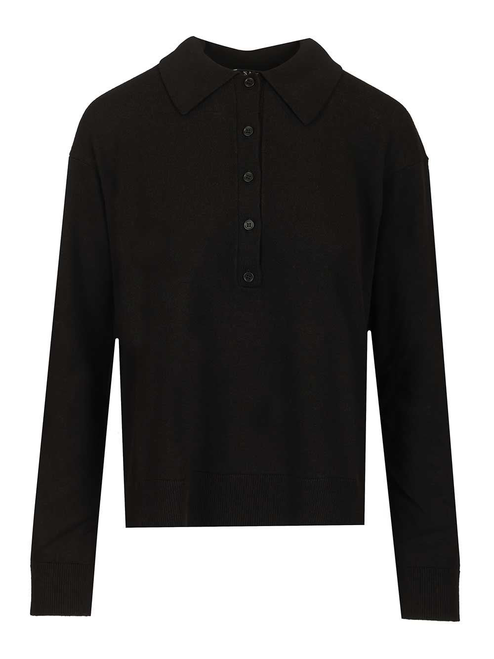 'S Max Mara Women Frisia Wool Polo Shirt S MAX MARA