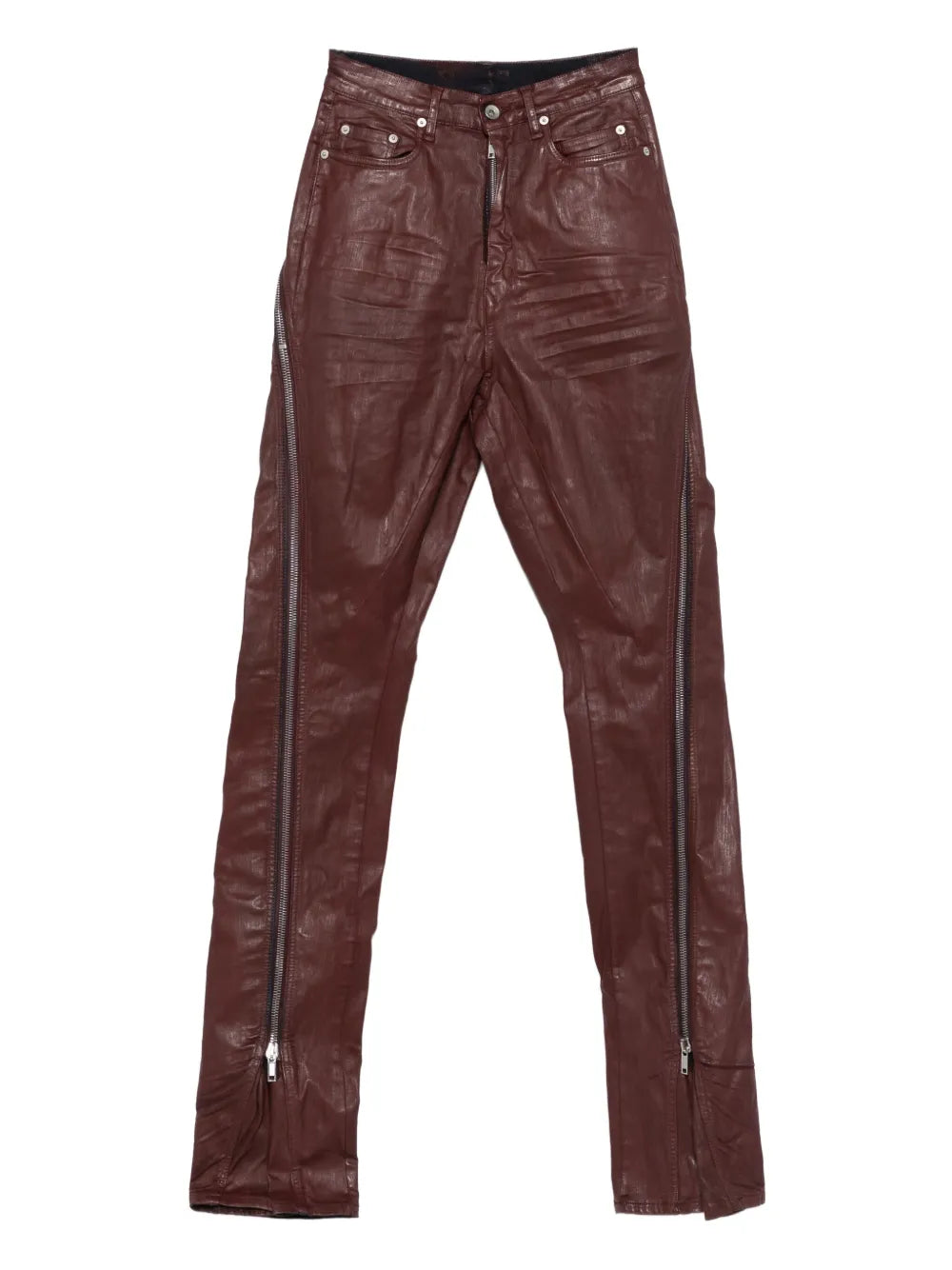 Rick Owens Drkshdw Women Bolan Banana Jeans With Side Zip RICK OWENS