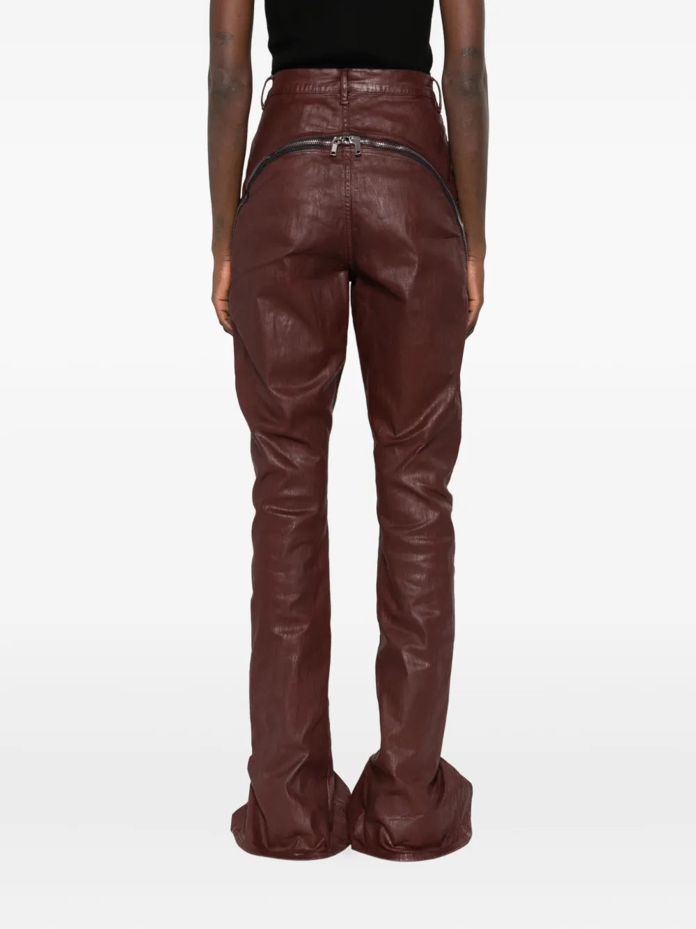 Rick Owens Drkshdw Women Bolan Banana Jeans With Side Zip RICK OWENS