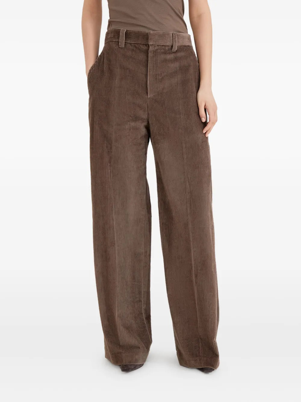 Brunello Cucinelli Women Corduroy Trousers BRUNELLO CUCINELLI