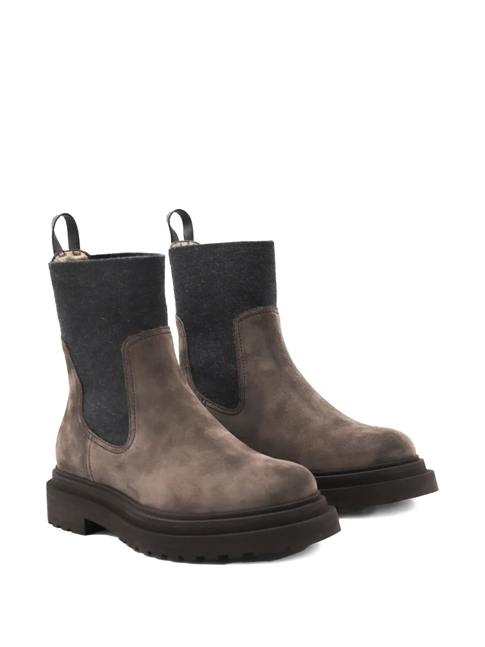 Brunello Cucinelli Women Suede Chelsea Boots BRUNELLO CUCINELLI