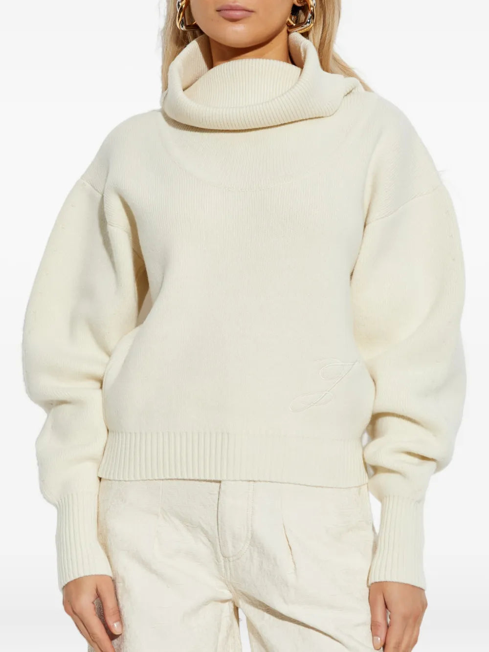 Jacquemus Women Embroidered Football Sweater JACQUEMUS