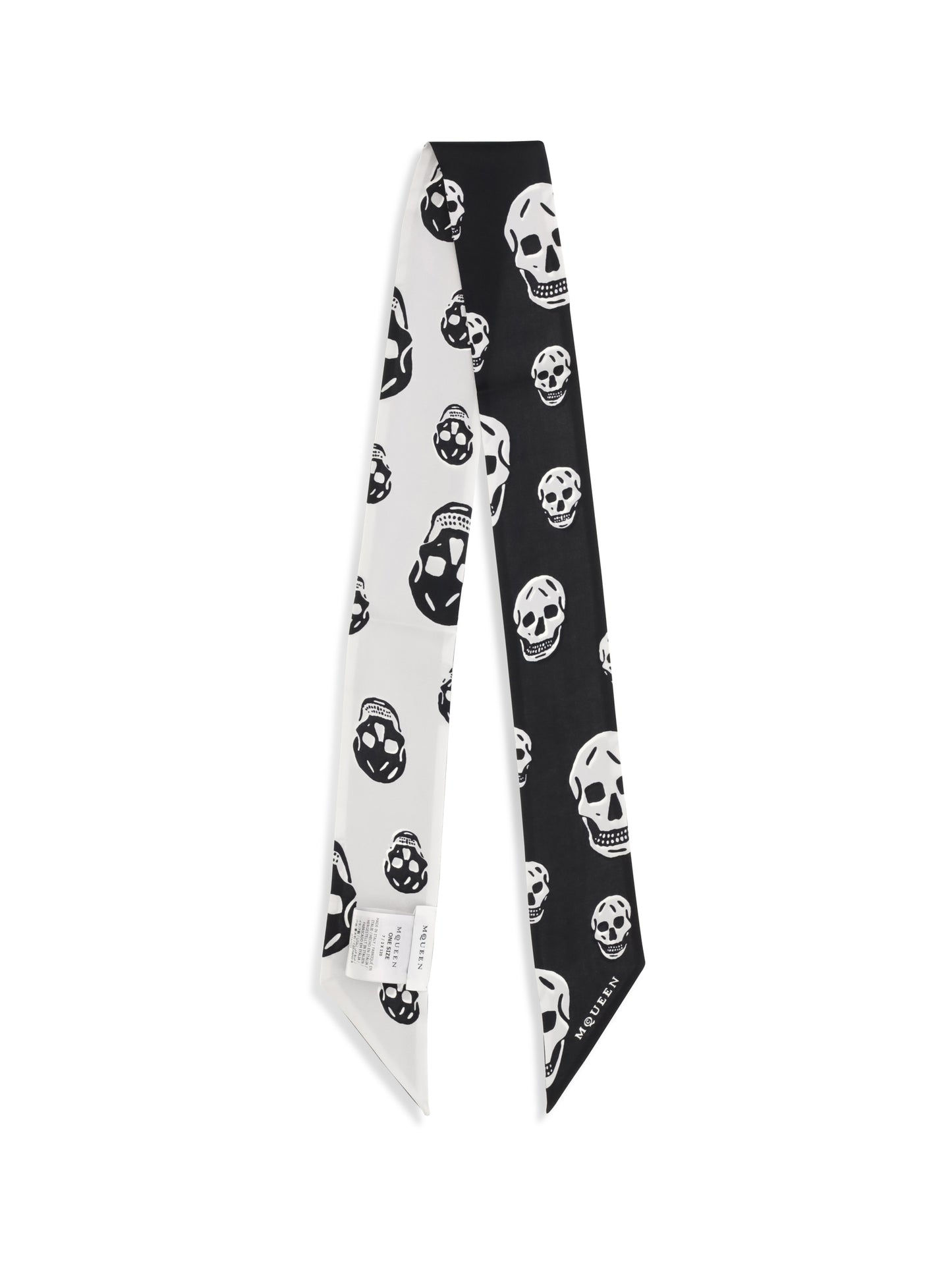 Alexander Mcqueen Women Skull Ribbon Scarf ALEXANDER MCQUEEN