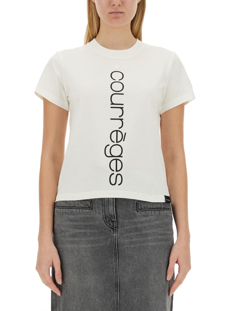 Courreges Women T-Shirt With Logo COURREGES