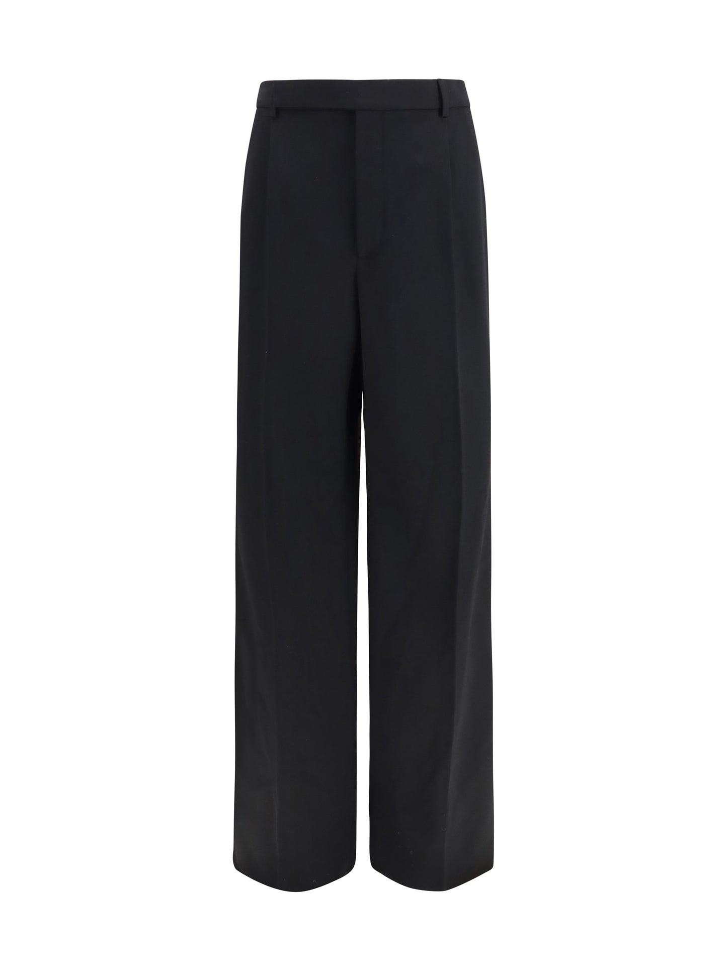 Saint Laurent Men Fluid Grain De Poudre Trousers SAINT LAURENT