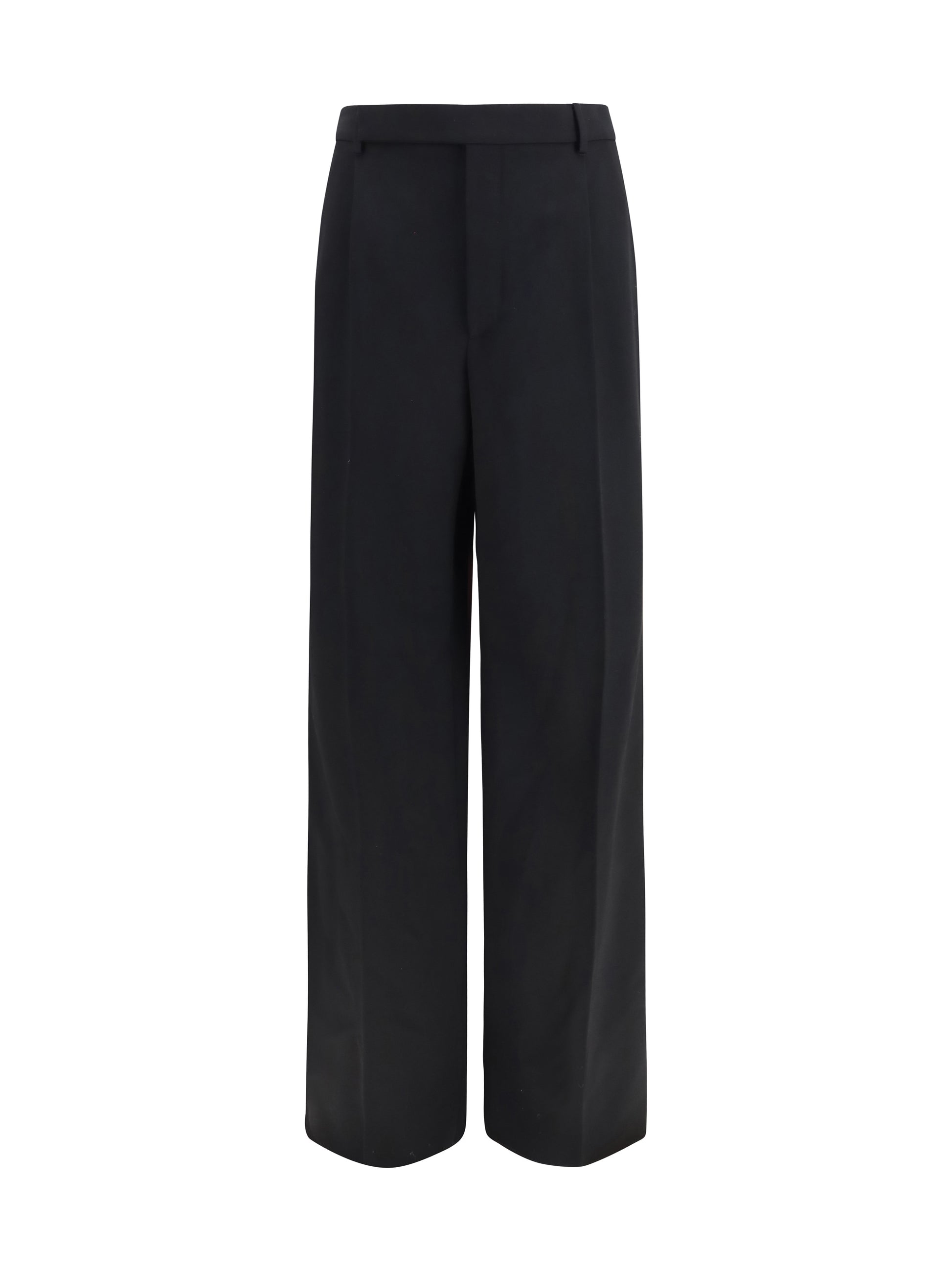 Saint Laurent Men Fluid Grain De Poudre Trousers SAINT LAURENT