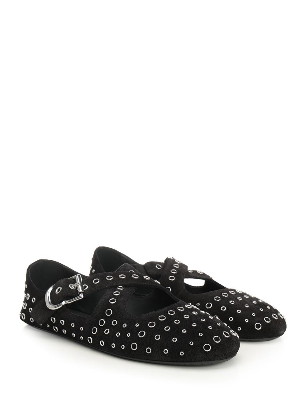 Alaïa Women Flat Crisscross Ballerinas ALAIA