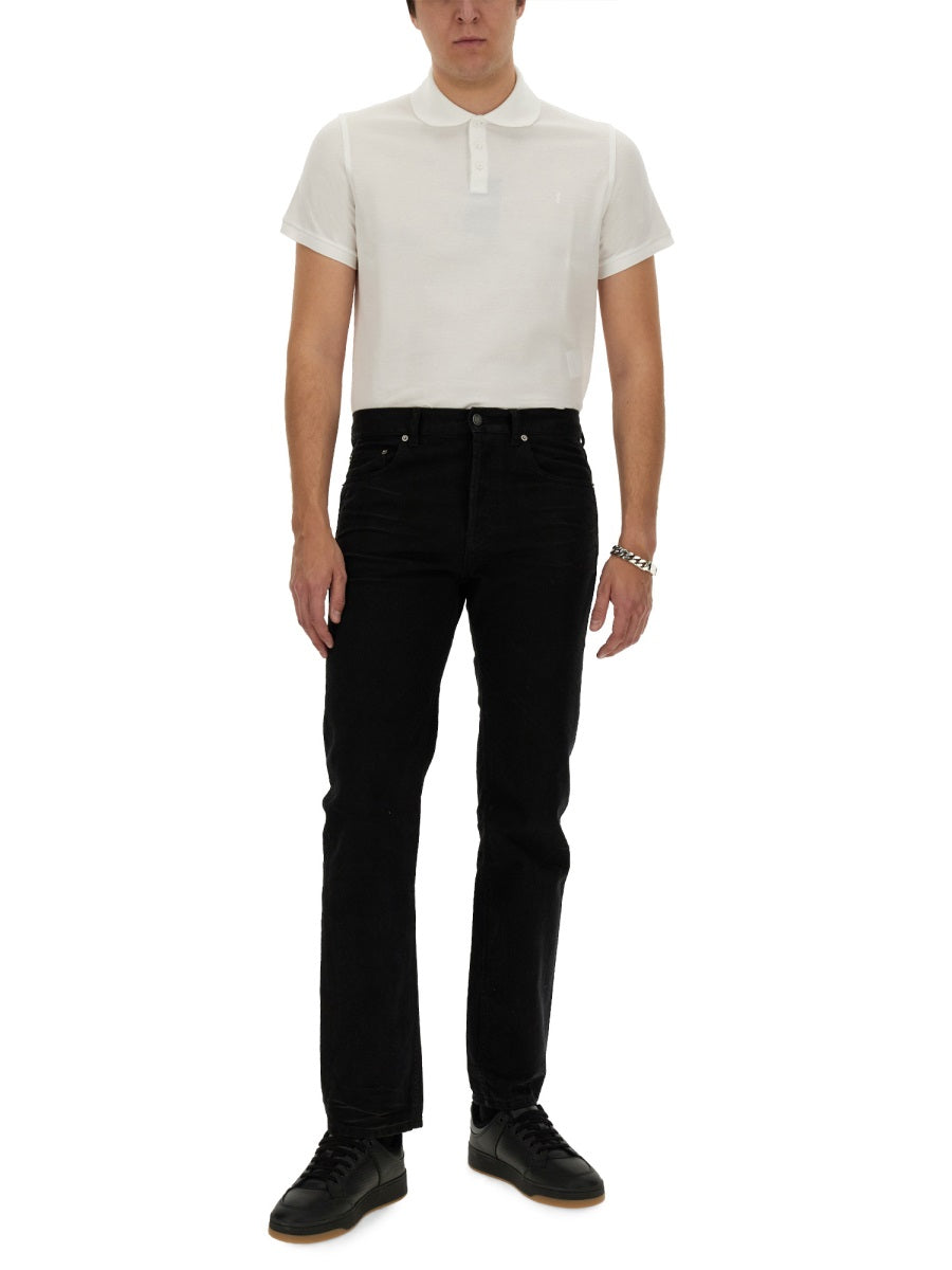Saint Laurent Men Monogram Polo SAINT LAURENT