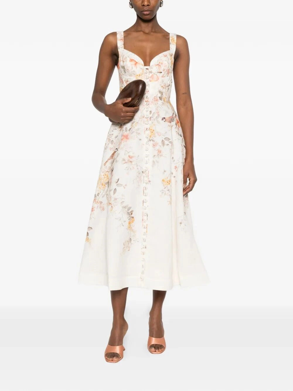 Zimmermann Women `Luna` Buttoned Picnic Dress ZIMMERMANN