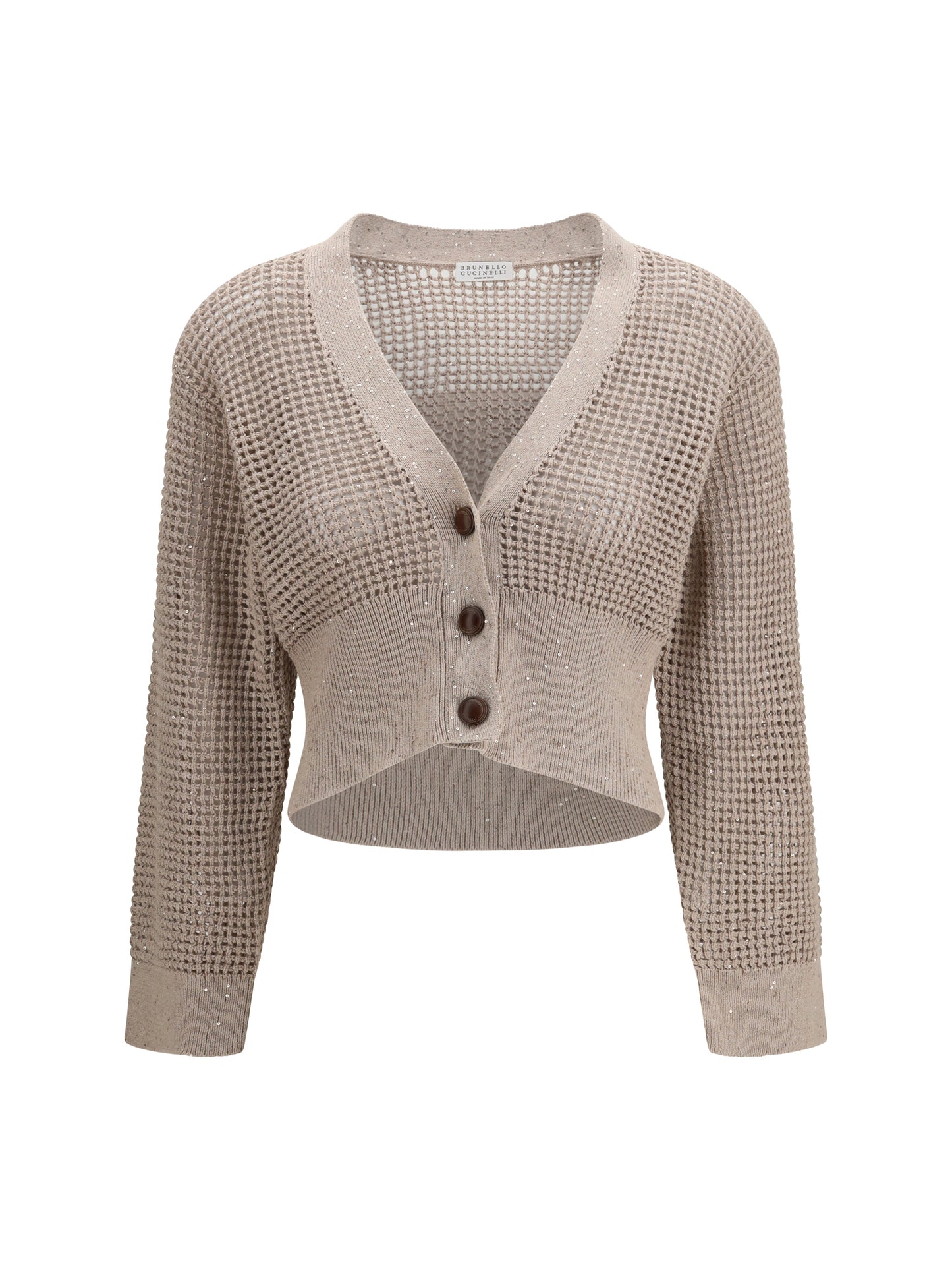 Brunello Cucinelli Women Sequined Mesh Cardigan BRUNELLO CUCINELLI