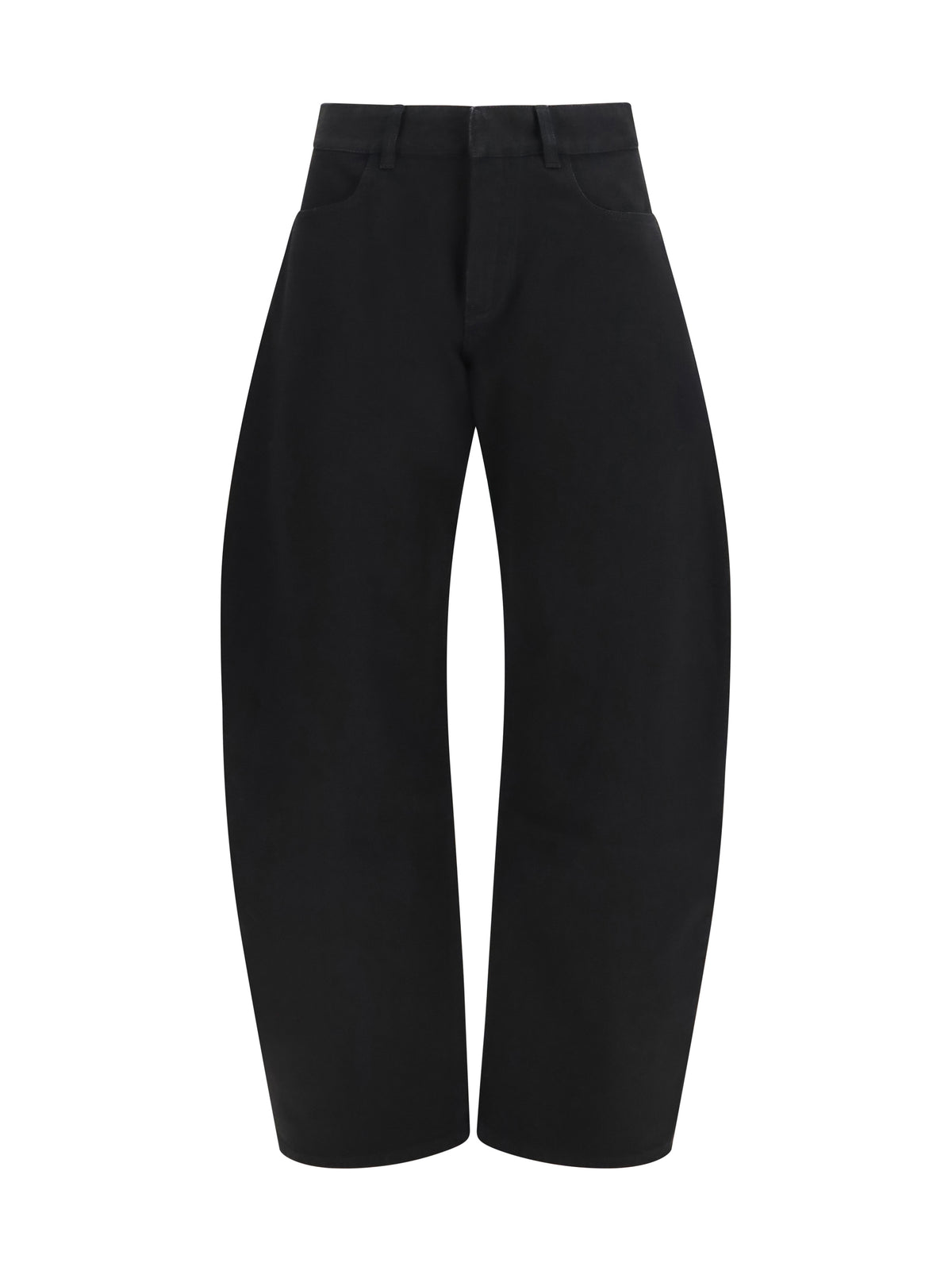 Alaïa Women Low Rise Rounded Jeans ALAIA