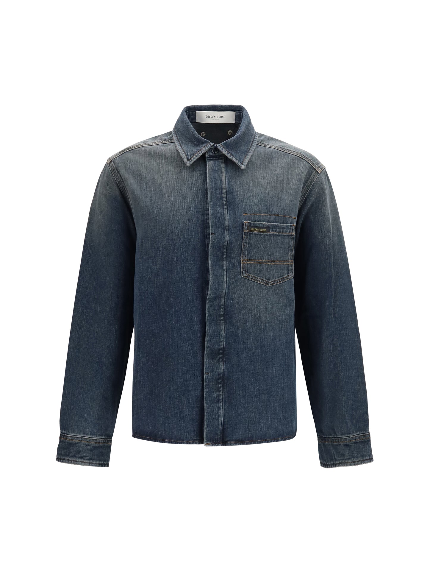 Golden Goose Men Journey Denim Shirt GOLDEN GOOSE