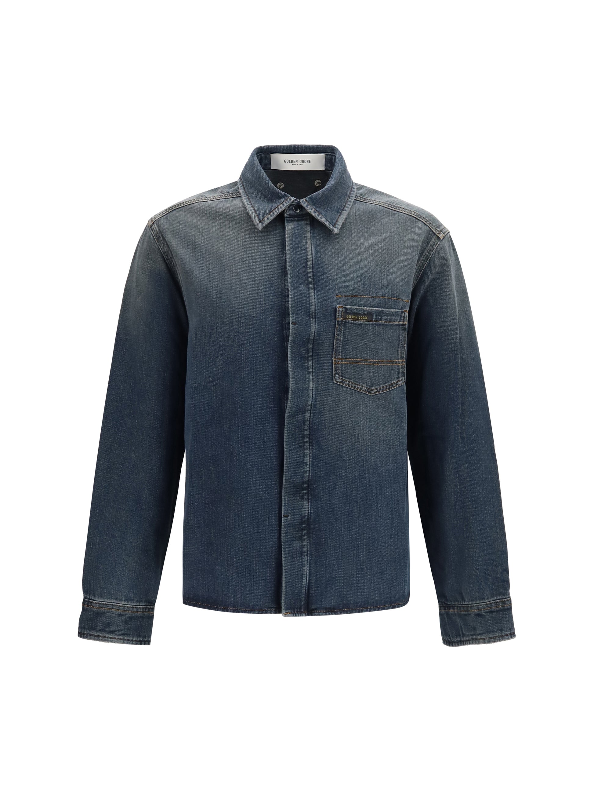 Golden Goose Men Journey Denim Shirt GOLDEN GOOSE