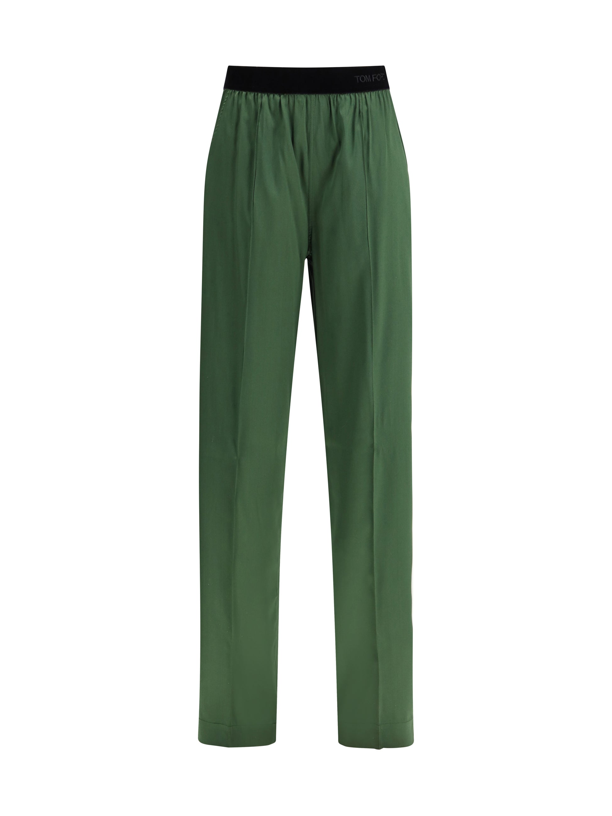 Tom Ford Women Stretch Silk Satin Pants TOM FORD