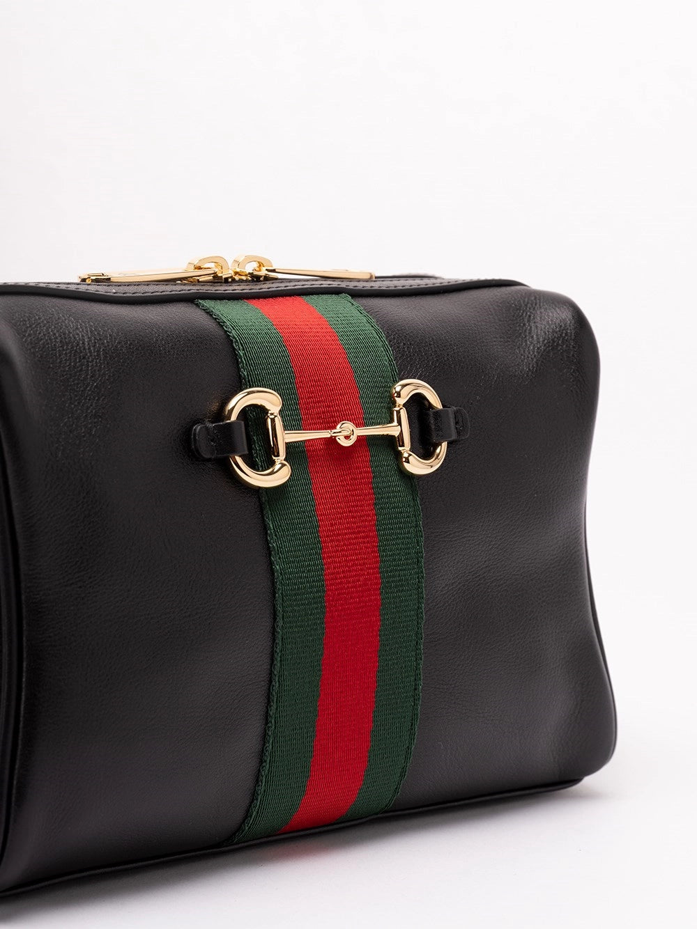 Gucci Women Horsebit Web Crossbody Bag GUCCI