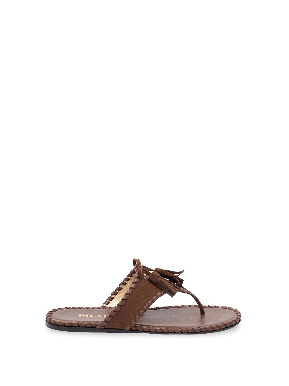 Prada Women Suede Flat Sandals PRADA