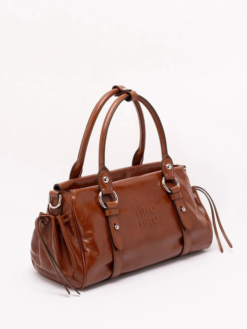 Miu Miu Women Shiny Leather Handbag MIU MIU