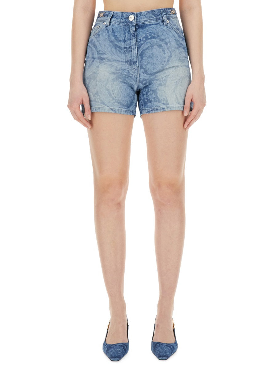 Versace Women Denim Shorts VERSACE