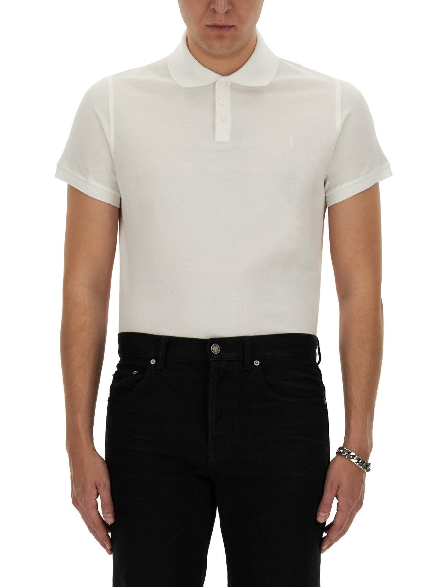 Saint Laurent Men Monogram Polo SAINT LAURENT