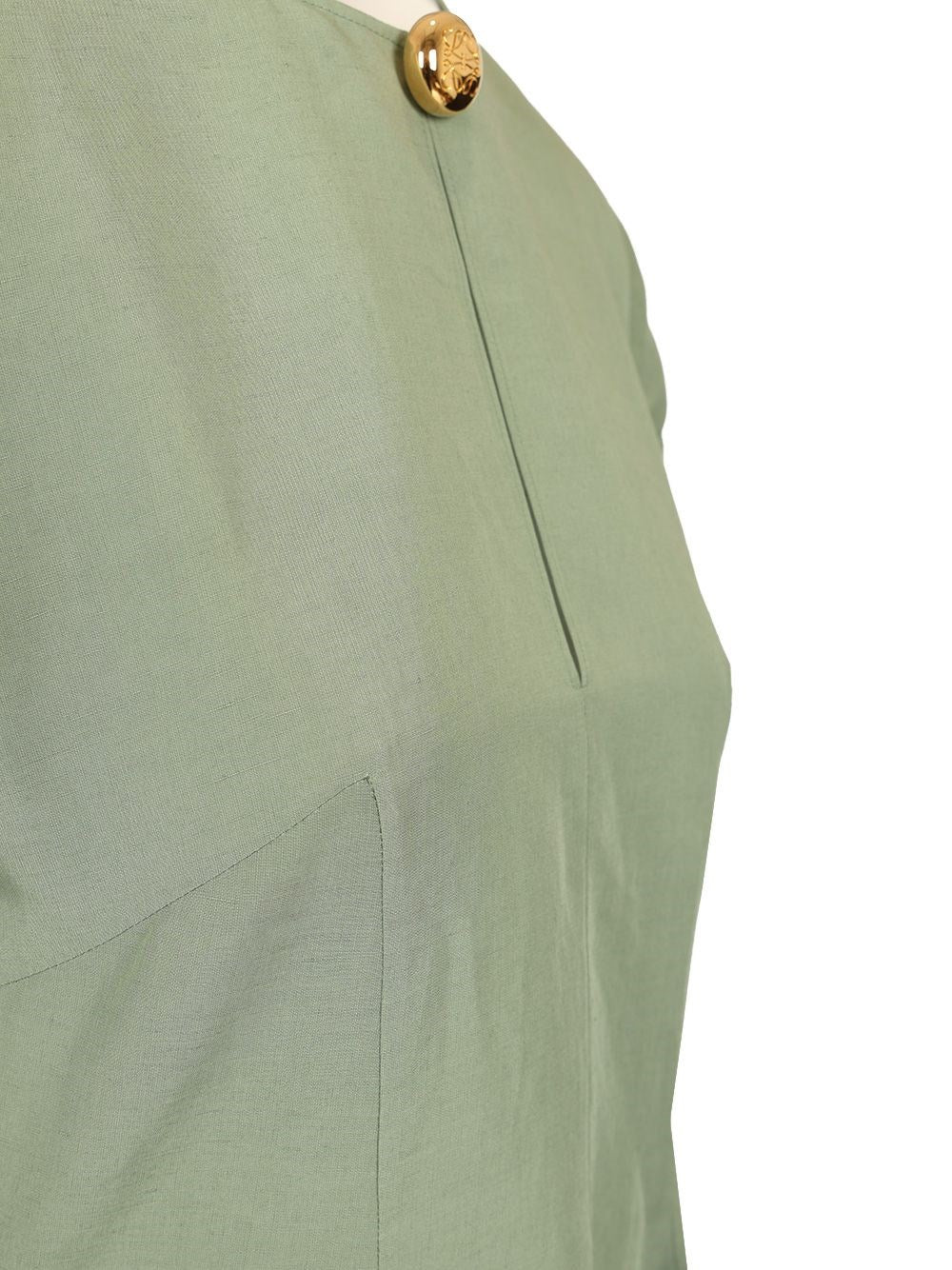 Loewe Paula's Ibiza Women Pebble Dress In Viscose And Linen LOEWE