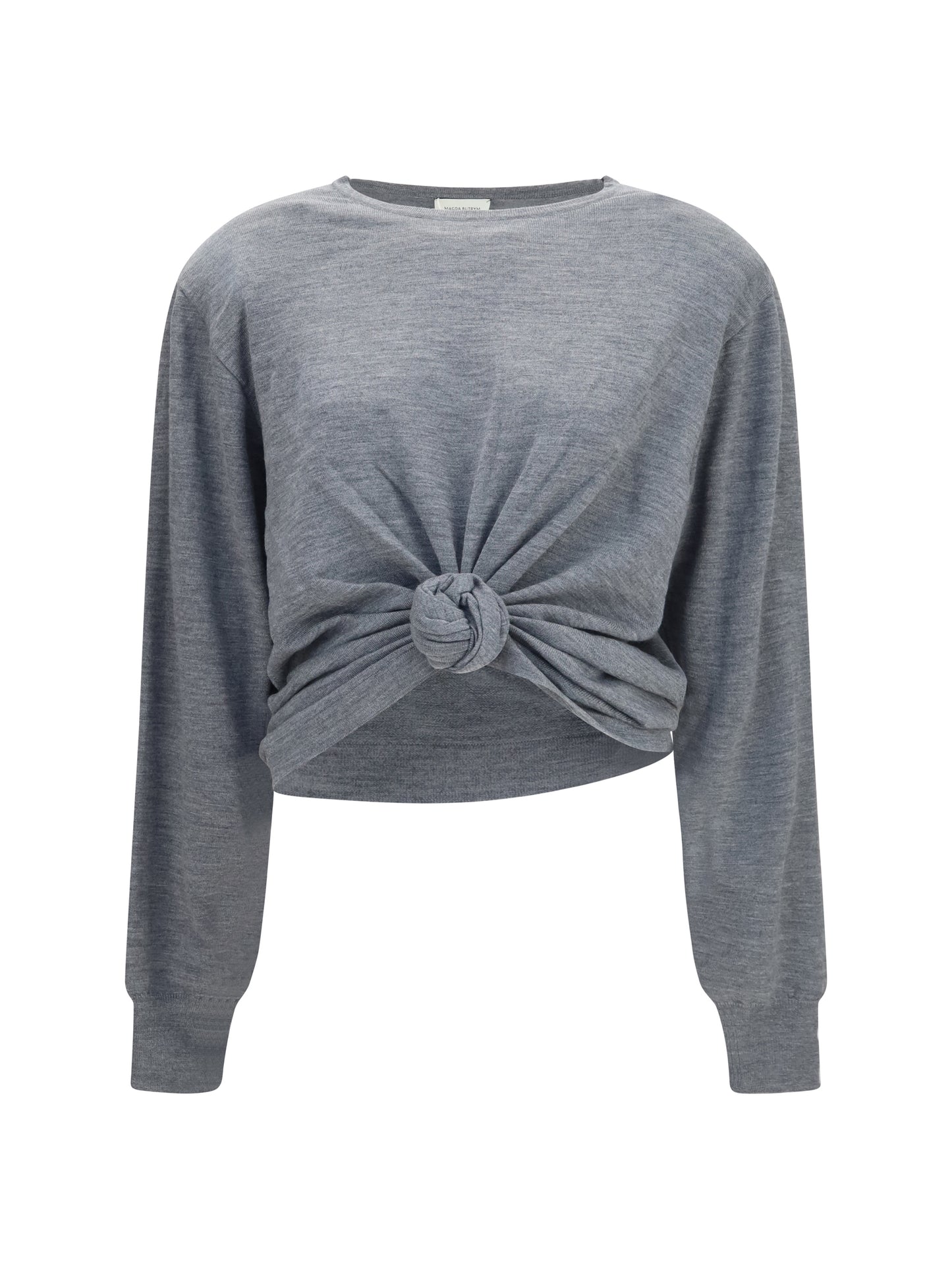 Magda Butrym Women Long-Sleeve Knot T-Shirt