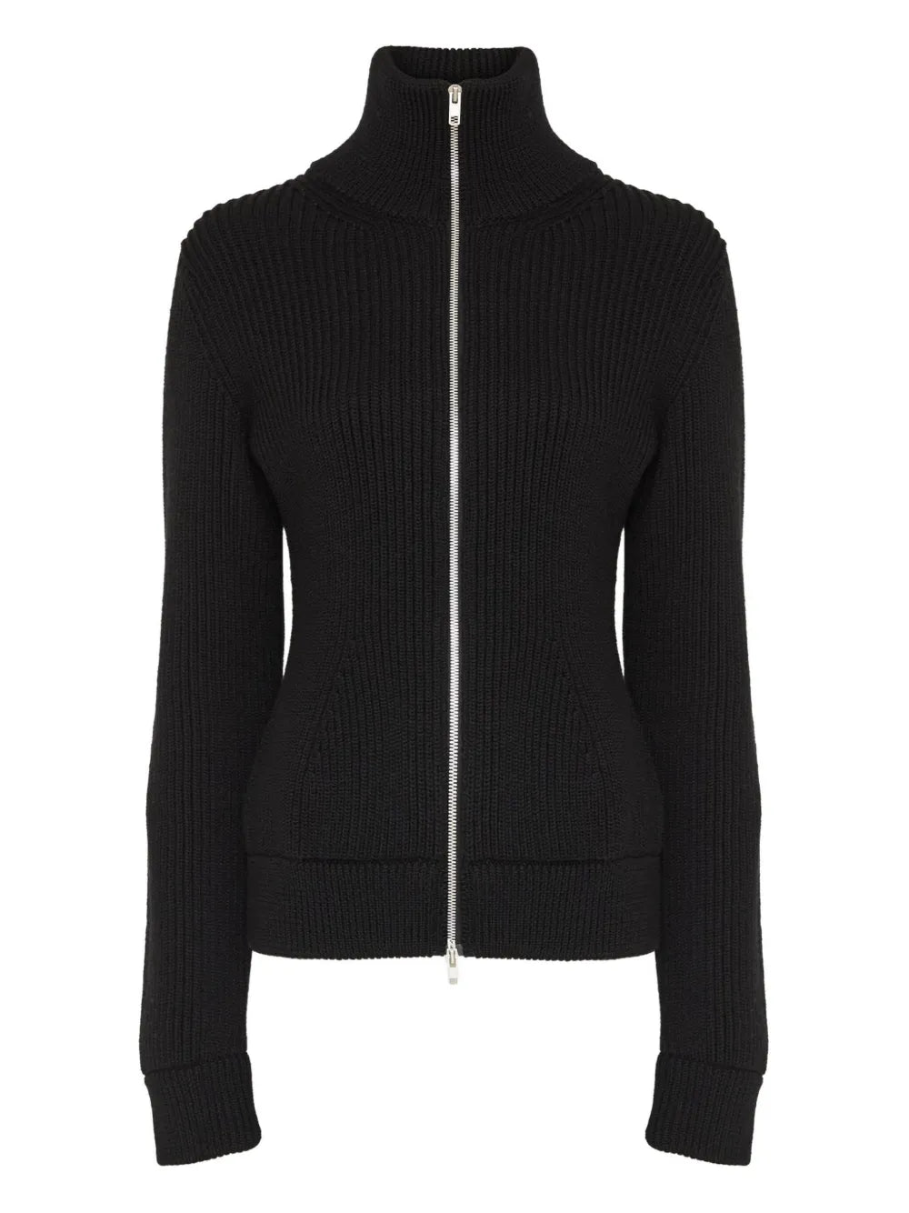Maison Margiela Women Ribbed Cardigan With Zip MAISON MARGIELA