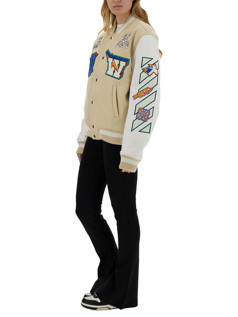 Off-White Women Varsity Jacket OFF-WHITE