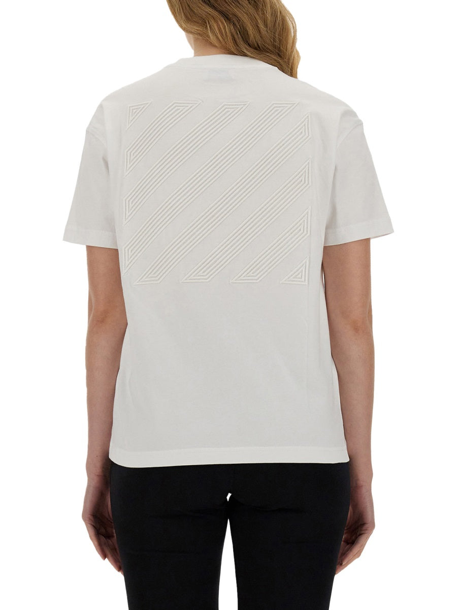 Off-White Women T-Shirt With Logo OFF-WHITE