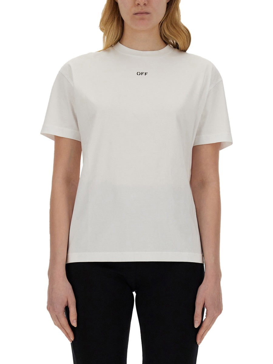 Off-White Women T-Shirt With Logo OFF-WHITE