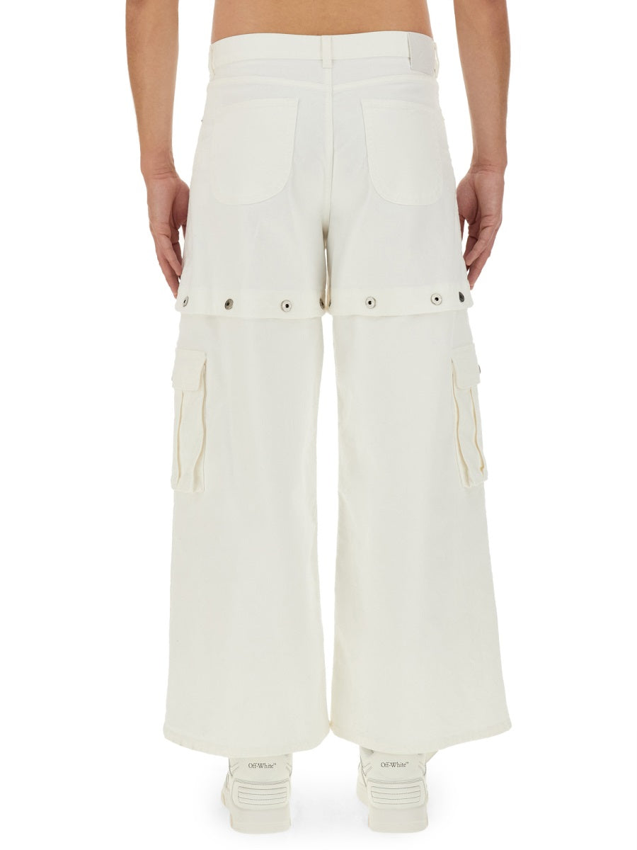 Off-White Men 90'S Super Baggy Jeans OFF-WHITE