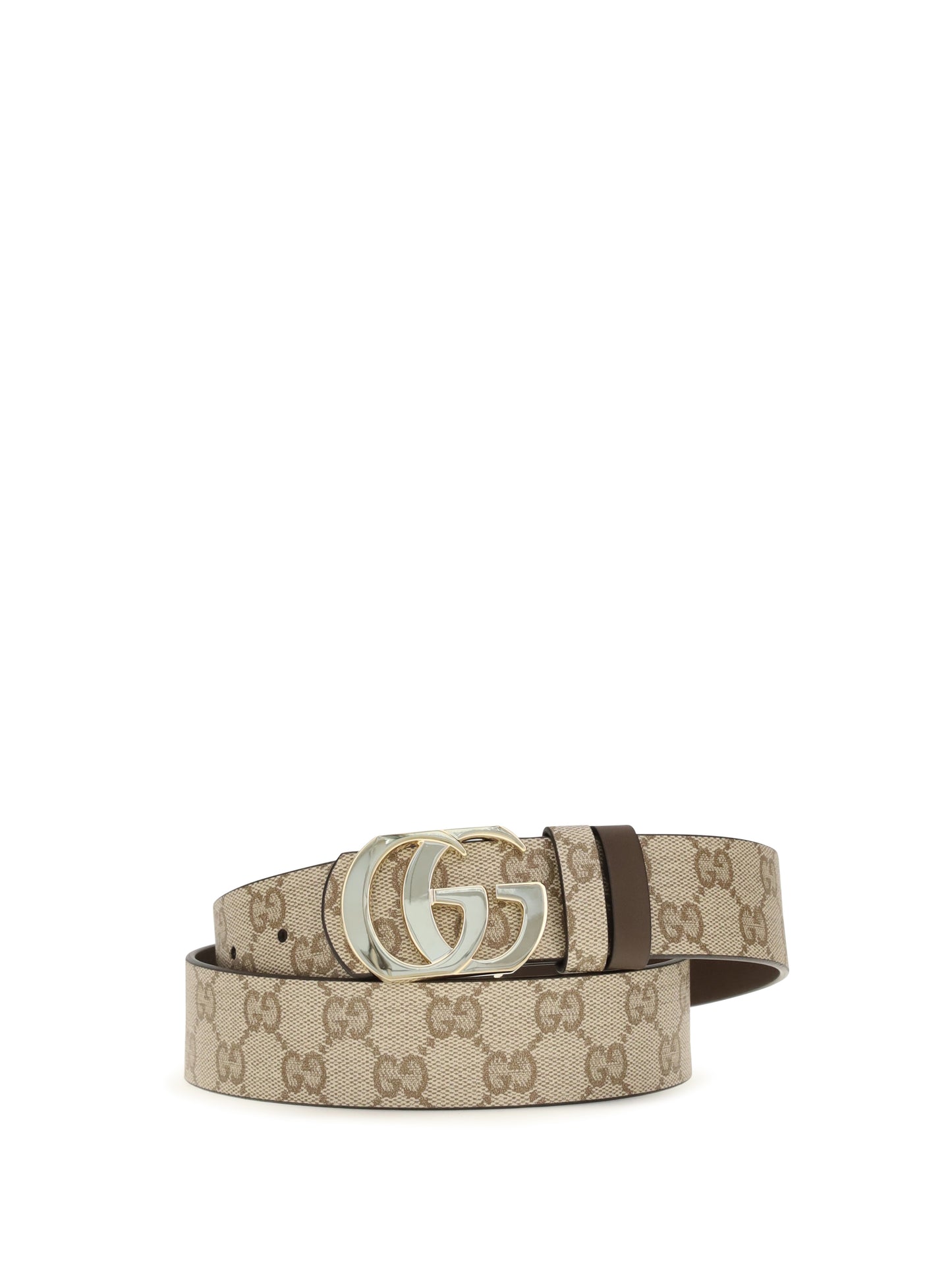 Gucci Men Reversible Cut Gg Marmont Belt GUCCI