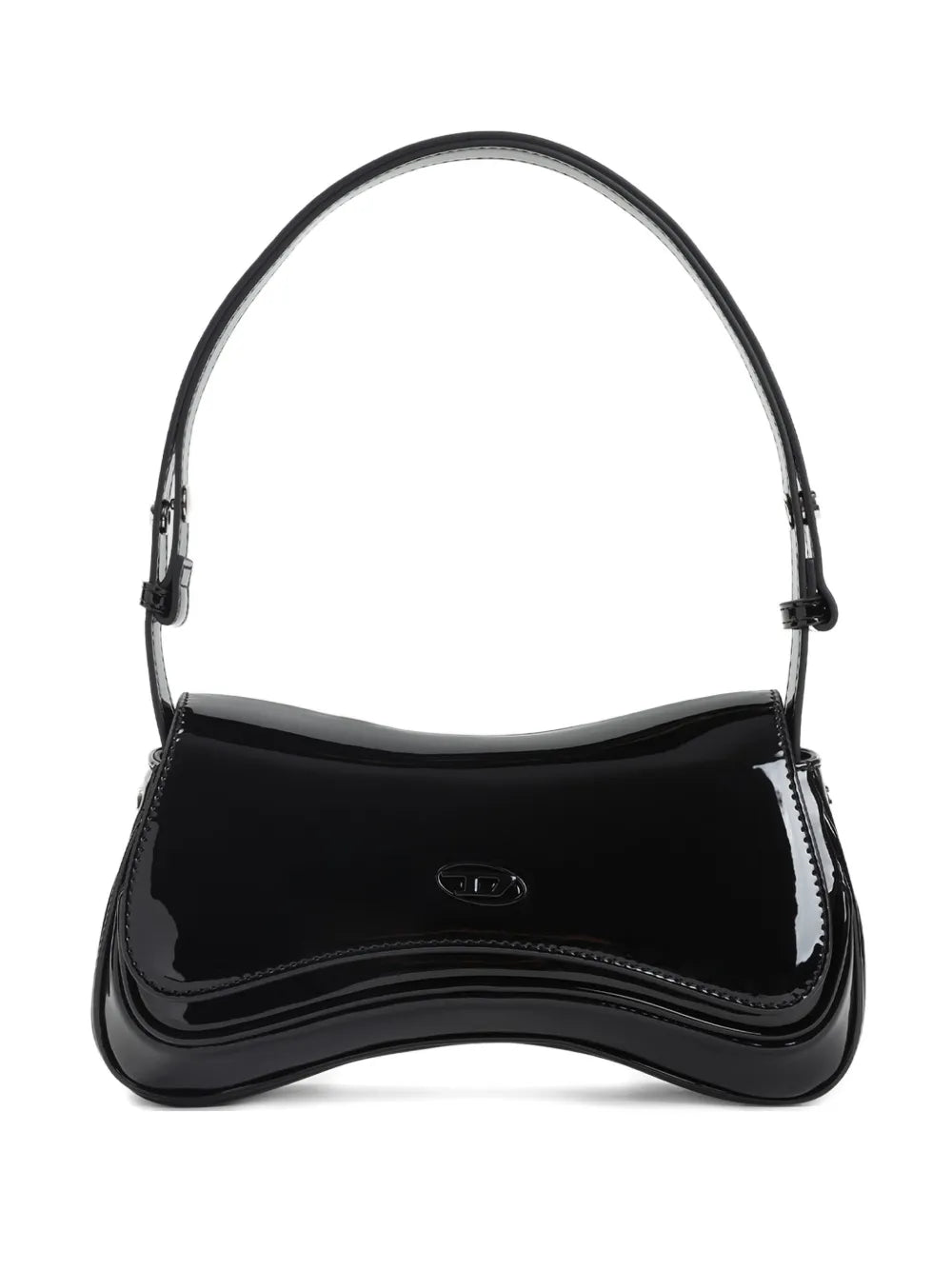 Diesel Women Play Shoulder Bag With Logo Plaque DIESEL